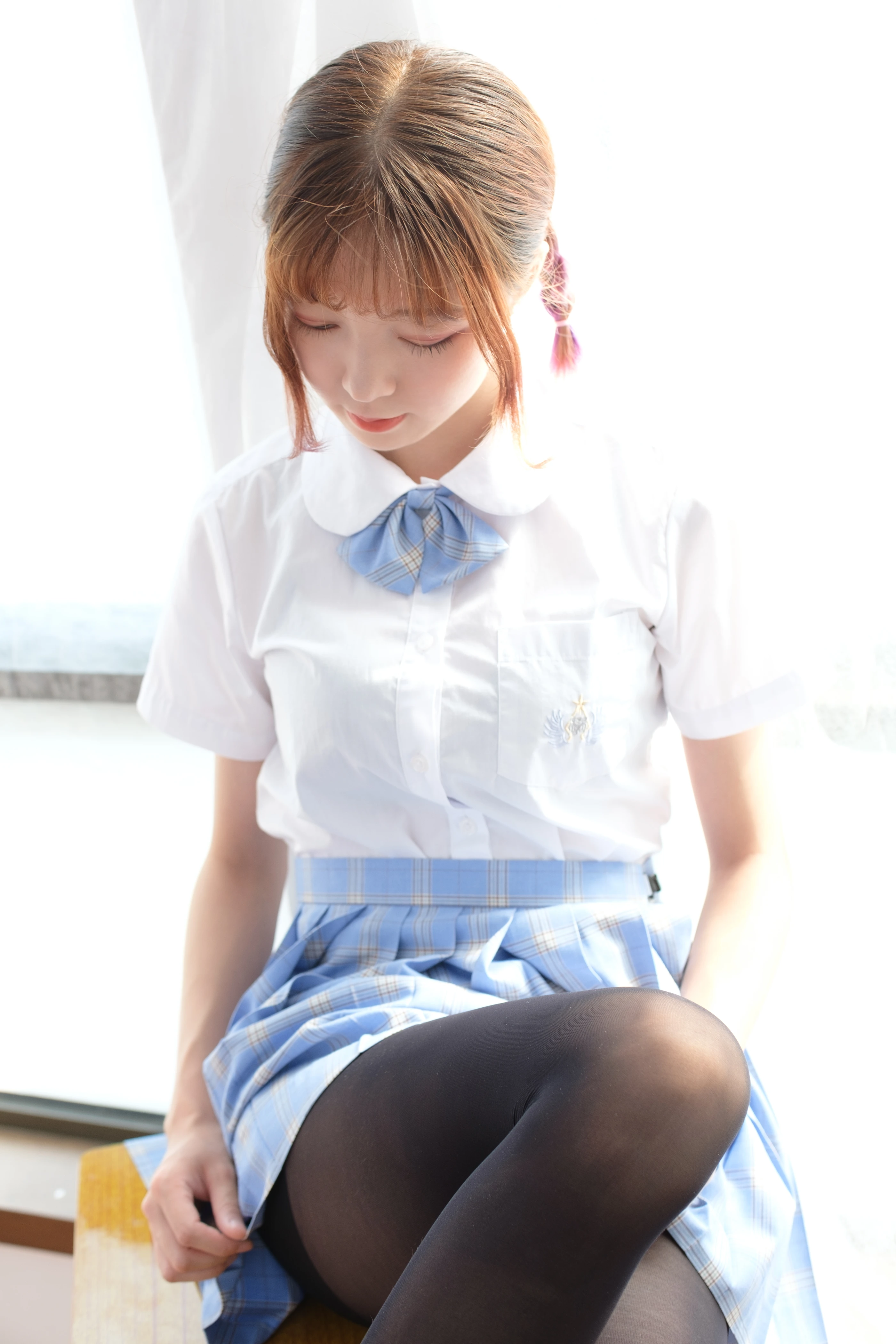 森萝财团 [BETA-027] 清新黑丝学生妹 [126P]插图5